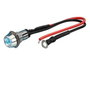 Foliatec Lumière de contrôle LED Noir Glace Bleu, Diamètre 10 mm