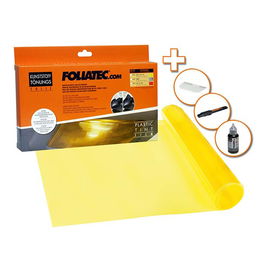 Foliatec Film En Plastique Teinté Jaune 30 X 100 cm FO34130 Auto-Adhésif Résistant à la Température