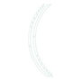 Foliatec PIN Striping Racing Blanc 14 Bandes de 7 mm x 41 cm