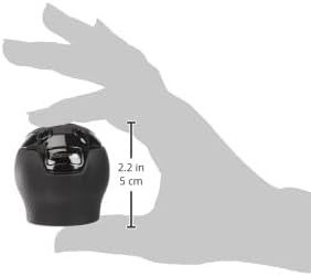 Momo MOMPONEROBLK00SL Pommeau Lever Vitesses Noir Cuir Aluminium Universel