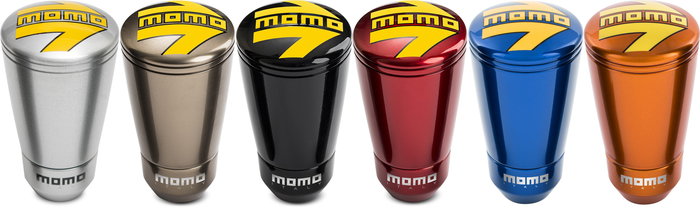 Momo Pomo Momo Alu Sk-50 Grlossy Gris MOMPOSK50SILVERL Pommeau de Volant, Cuir et Aluminium