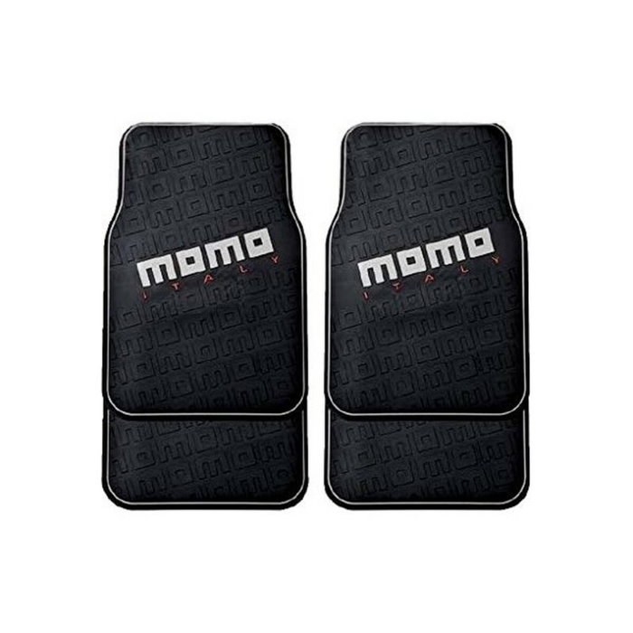 Momo Ensemble de 4 tapis universels noir et gris Momo Ensemble de 4 tapis universels noir et gris
