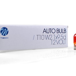 M-Tech MTECZ28 Lampe Halogène WY5W W2.1x9.5D 5W 12V Ambre