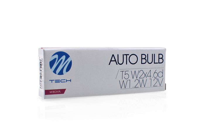 M-Tech MTECZ29 Lampe Halogène 12V 1.2W T5 W1.2W Transparente 10 Unités