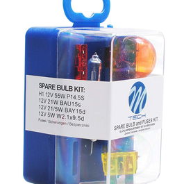 M-Tech Etui De Lampes MTECZZ1 H1 12V 55W P14.5s 12V 21W BAU15s 12V 21/5W BAY15d 12V 5W BA15s 12V 5W W2.1x9.5d