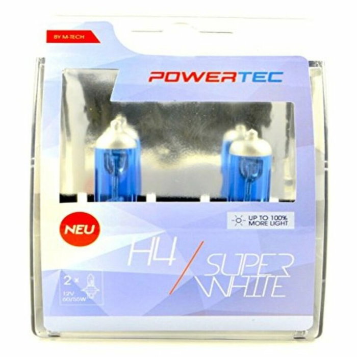 M-Tech PowerTec Super White H4 12V DUO