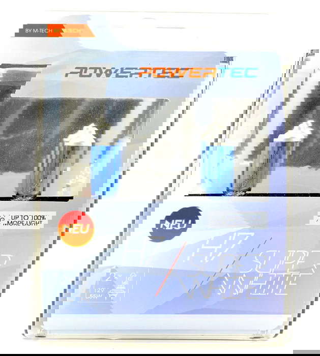 M-Tech Powertec Superwhite H7 12 V Duo PTZSW7-DUO Ampoule Voiture 55W Blanc 100% Lumière M-Tech Powertec Superwhite H7 12 V Duo PTZSW7-DUO Ampoule Voiture 55W Blanc 100% Lumière