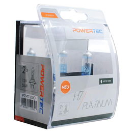 PowerTec Platinum +130% H7 12V 55W Ampoule Halogène Duo MTECPTZPT7-DUO