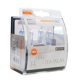 PowerTec Platinum +130% HB4 12V 55W Ampoule Halogène Duo MTECPTZPTHB4-DUO