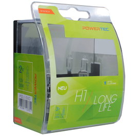 Powertec MTECPTZLL1-DUO Lampe H1 12V 55W Long Life Duo