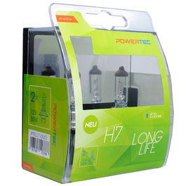 Powertec MTECPTZLL7-DUO Long Life H7 12V 55W Lampe Xenon Duo