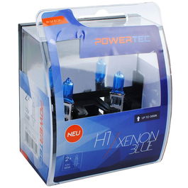 M-Tech Powertec Xenon Blue H1 12V Duo MTECPTZXB1-DUO Lampe Halogène Voiture