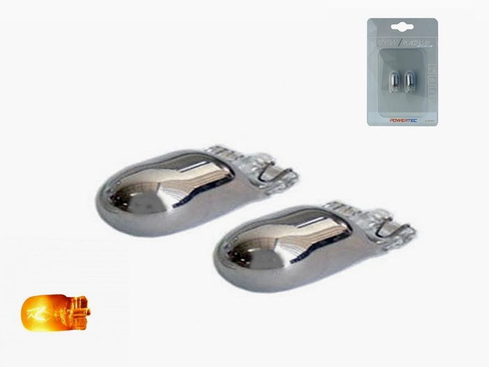 Powertec Wy5 W 10 5 W Wedge 12 V Chrome Blister PTZCH28-02B Powertec Wy5 W 10 5 W Wedge 12 V Chrome Blister PTZCH28-02B