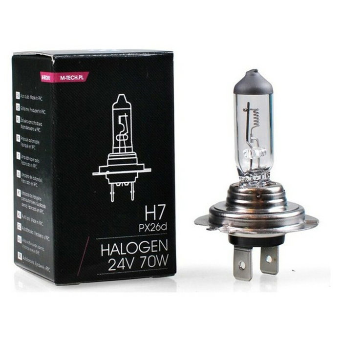 M-Tech Lampe Halogène P43T 24V 75/70W H4