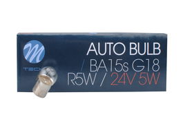 M-Tech MTECZ930 Lampe Halogène G18 BA15s 5W 24V Transparente 10 Unités