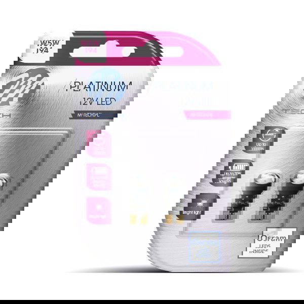 M-TECH Blister 2X Led L803W W5 W Canbus 1Xhp Blanc M-TECH Blister 2X Led L803W W5 W Canbus 1Xhp Blanc