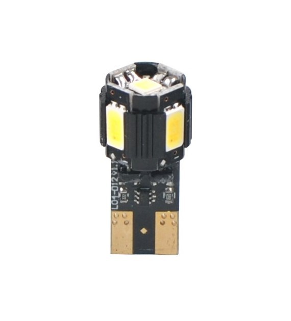 M-Tech Blister 2X Led L804W W5W 4XSmd5630 + 1Xhp Blanc 280 Lumens 12V