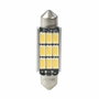 M-Tech Lampe LED L816W C5W 41mm 9xSMD5630 Blanc Froid (Pack de 2)