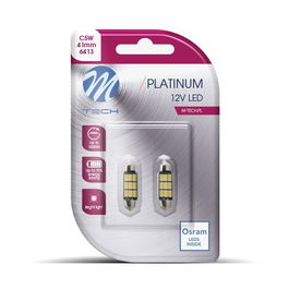 M-TECH Blister 2X Led L816W C5W 41mm 9XSMD5630 Blanc 3.2W 450Lm 12V