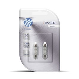M-Tech Econo Lb310B Rétrofit LED C5 W 36 mm, 3XSmd5050, 12 V, Azur, Canbus