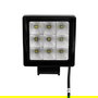 M-Tech MTECWLC44 Phare De Travail Carre 9x5 W Cree 45 W 10-32 V Inondation
