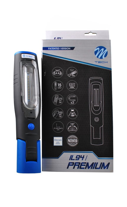 M-Tech IL94 PREMIUM Lampe d'inspection LED rechargeable