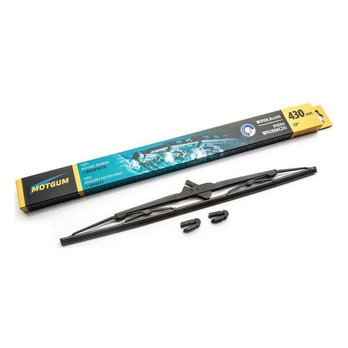Motgum Balai Essuie-glace Métallique 56 cm (22 pouces)