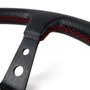 Occ Motorsport Volant Décalé Modèle Track Vinyle Carbone Look Bras Noirs