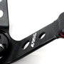 Occ Motorsport Volant Décalé Modèle Track Vinyle Carbone Look Bras Noirs