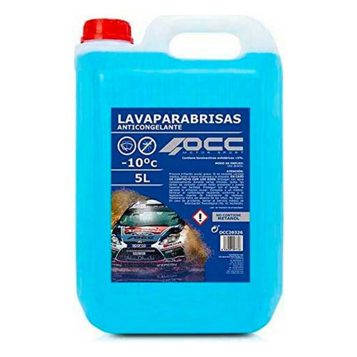 Occ Motorsport Liquide de Lave-Glace Antigel 5 Litres Bleu Occ Motorsport Liquide de Lave-Glace Antigel 5 Litres Bleu