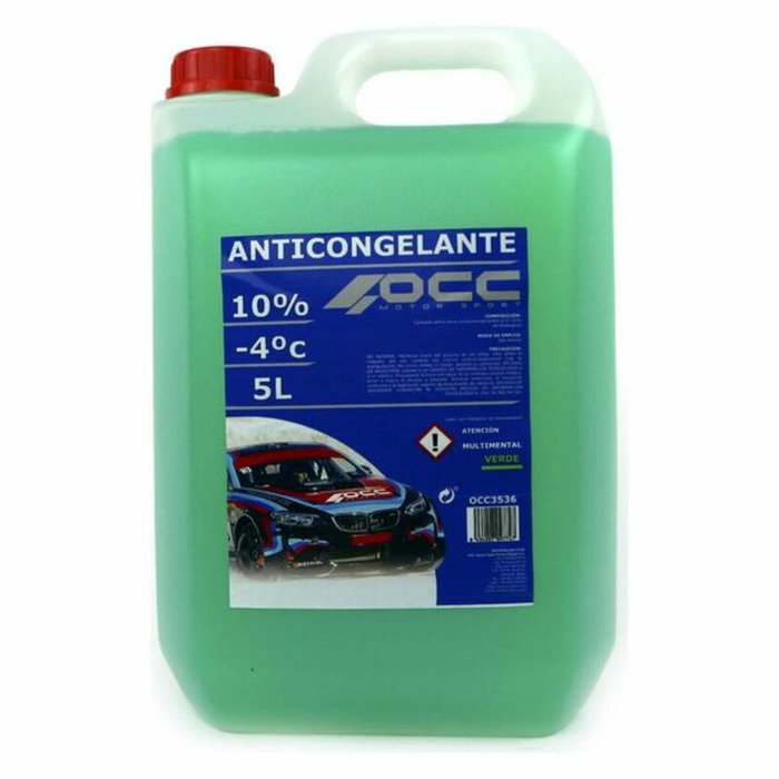 Occ Motorsport Antigel Vert 10% -4ºC 5 Litres