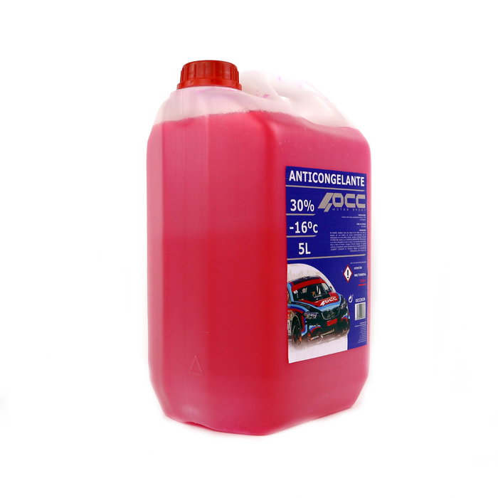 OCC Motorsport OCC3539 Antigel Rose 30% -16°C 5L, Liquide Refroidissement Moteur Véhicule