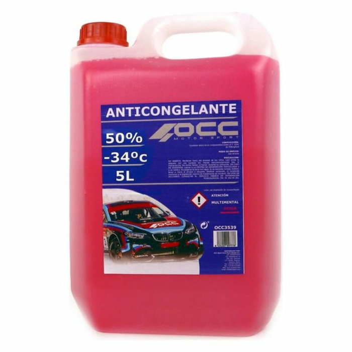 Occ Motorsport Antigel Organique Rose G12 50% 5L Occ Motorsport Antigel Organique Rose G12 50% 5L