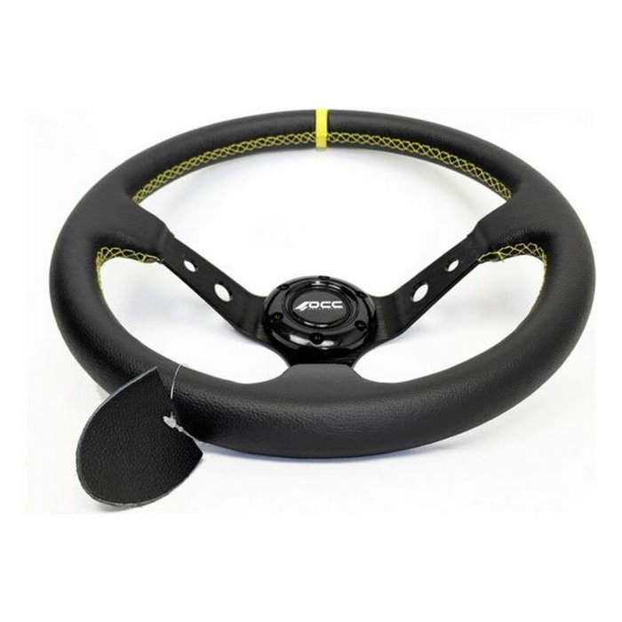 Occ Motorsport Volant Décalé Modèle Track en Cuir Artificiel Noir