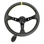 Occ Motorsport Volant Décalé Modèle Track en Cuir Artificiel Noir
