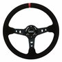Occ Motorsport Volant Déplacé Mod. Track Cuir Suédé Bras Carbone Look