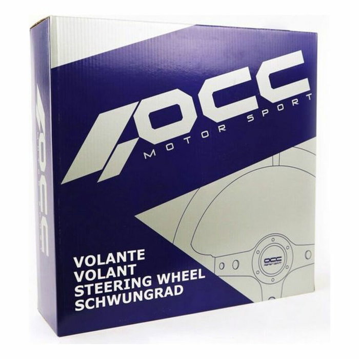 Occ Motorsport Volant Déplacé Mod. Track Cuir Suédé Bras Effet Carbone
