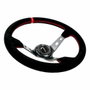 Occ Motorsport Volant Déplacé Mod. Track Cuir Suédé Bras Effet Carbone