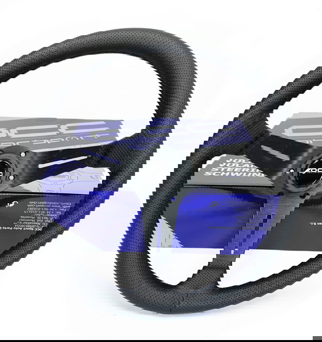 OCC Motorsport OCCVOL008 Volant Déplacé Mod. Classic Cuir Perforé Bras Noirs