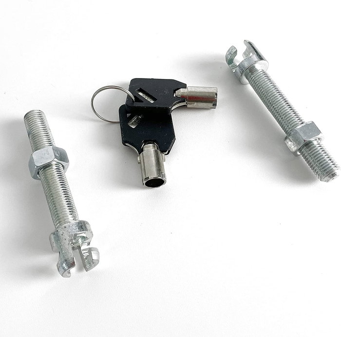 OCC Motorsport Kit De Fermeture Capot Clé Noir-Argent Carbone OCCRC009