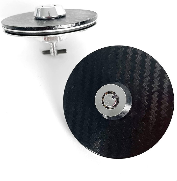 OCC Motorsport Kit De Fermeture Capot Clé Noir-Argent Carbone OCCRC009