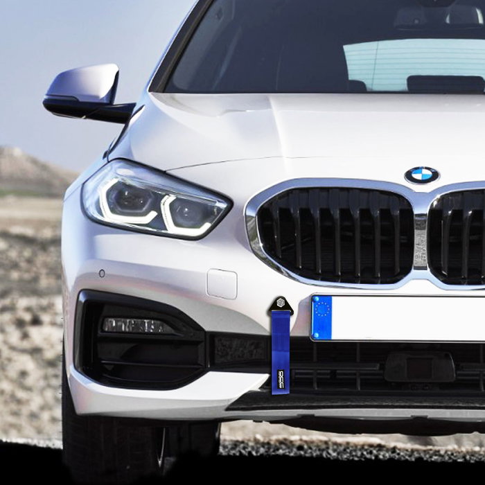 OCC Motorsport Sangle De Remorquage Bleue OCCRC011 - Nylon, 25x5cm, 3000kg, Racing