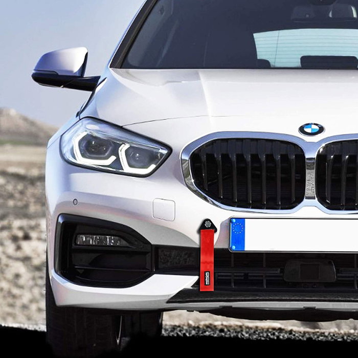 OCC Motorsport OCCRC013 Sangle De Remorquage Rouge 25x5cm Nylon 3000kg