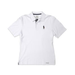 Polo à manches courtes homme OMP Driver Icon Blanc