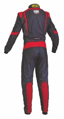 OMP Outletmono Omp One-S1 Noir-Rouge Taille 50 OMPIA0185207350 Combinaison Course FIA 8856-2000 Nomex