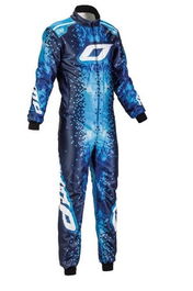 Omp Art Mono Bleu-Blanc-Cian Combinaison Karting CIK-FIA Niveau 2 Taille 44 OMPKK0172624244