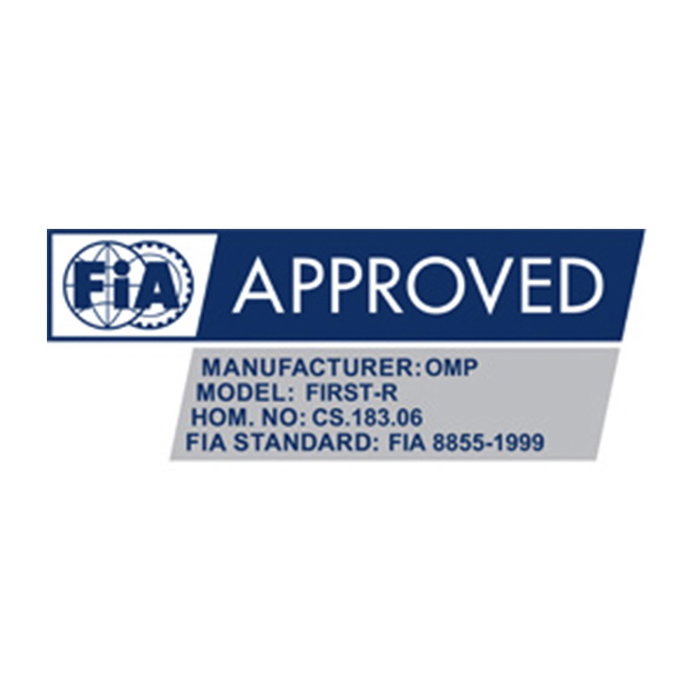 OMP Siège Racing First-R FIA 8855-1999 Noir OMPHA0-0790-A01-071