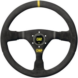 OMP Volant WRC Ante 350 mm Noir OMPOD0-1979-071 Suède 3 Bras 70 mm