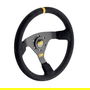 OMP Volant WRC Ante 350 mm Noir OMPOD0-1979-071 Suède 3 Bras 70 mm