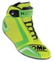 OMP Bottes de Karting KS-1 Jaune Fluo/Vert Fluo Taille 48